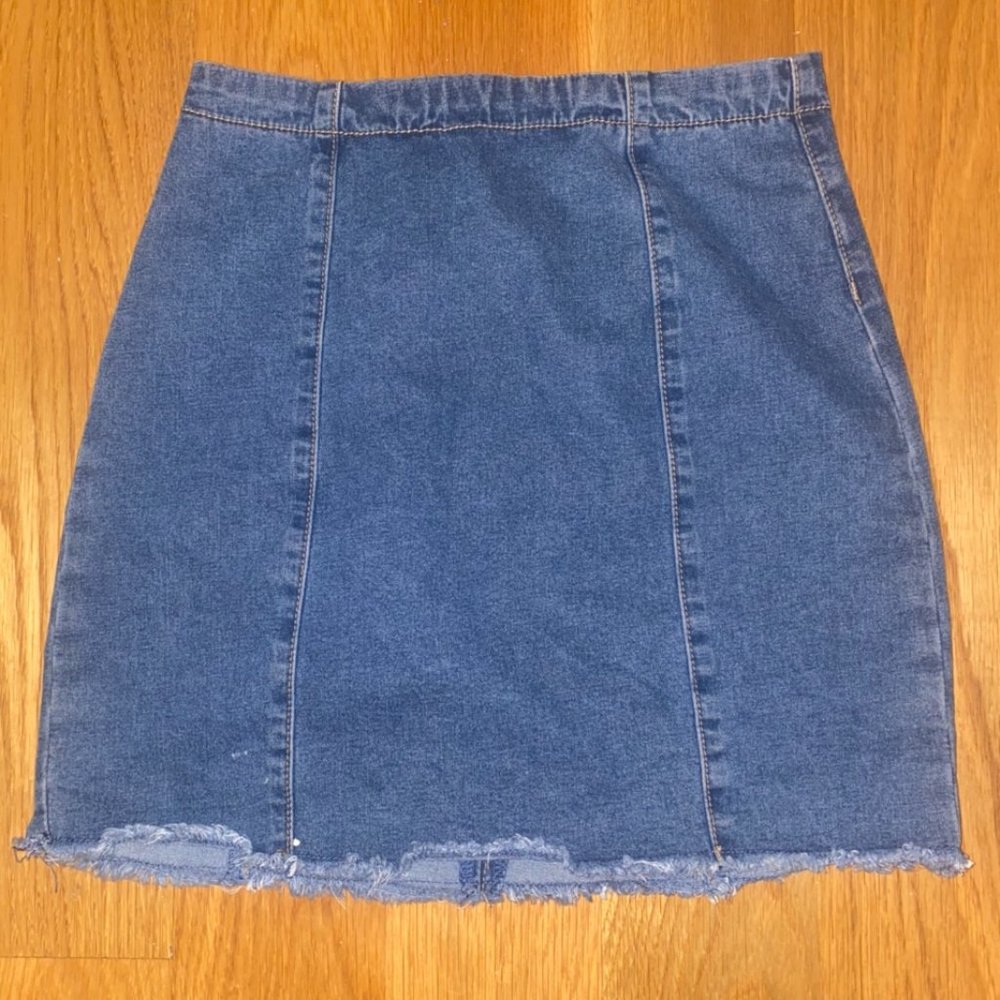 DENIM MINI SKIRT